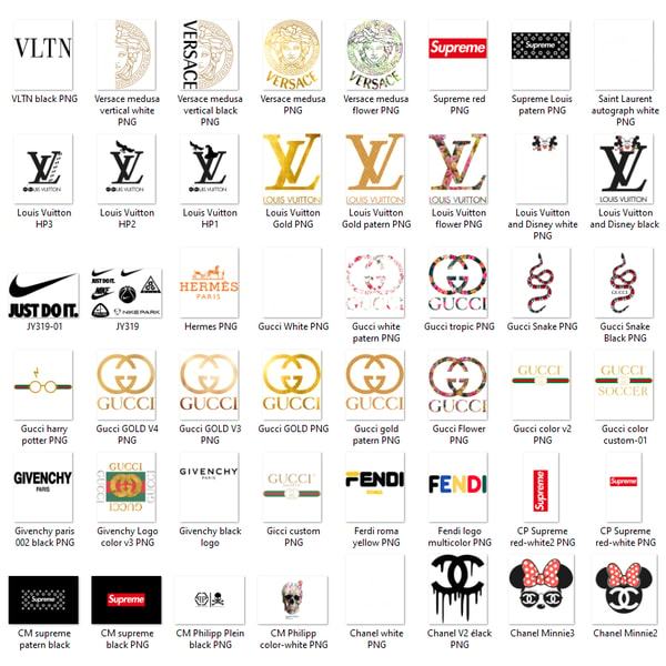 Fashion Brands Logo Bundle, Luxury Brands Logo SVG , Gucci S - Inspire ...