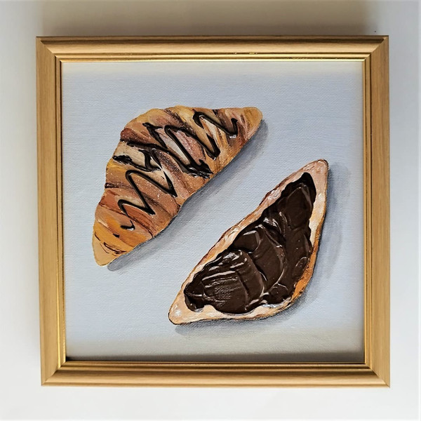 Croissant-acrylic-painting-food-art-on-canvas-board-in-frame.jpg