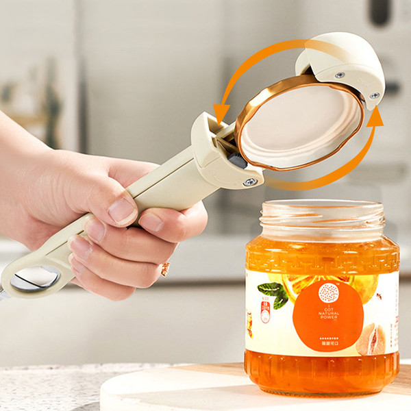 Jar Glass Bottle with Lid Automatic Grip Touch Opener Cans Kitchen Tool