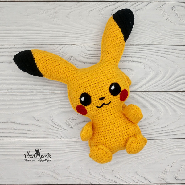 Pikachu Crochet pattern Rag Doll toy.jpg