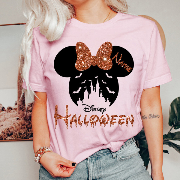 Personalized Mickey Minnie Halloween Shirt, Family Halloween Party Shirts, Disney Castle Halloween Shirt, Disneyland & Disneyworld Halloween - 4.jpg