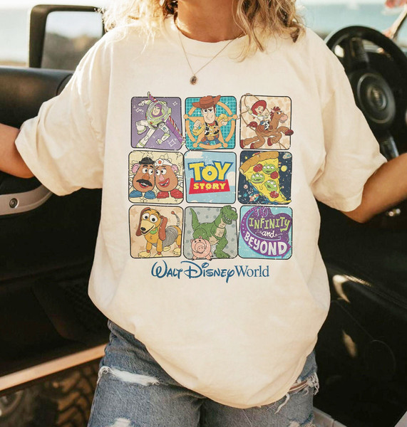 Vintage Toy Story Shirts, Walt Disney World Shirt, Disney Gr