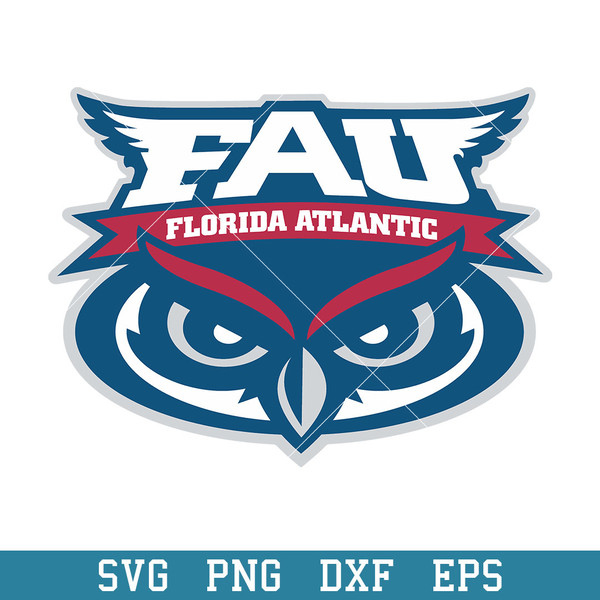 Florida Atlantic Owls Logo Svg, Florida Atlantic Owls Svg, NCAA Svg, Png Dxf Eps Digital File.jpeg