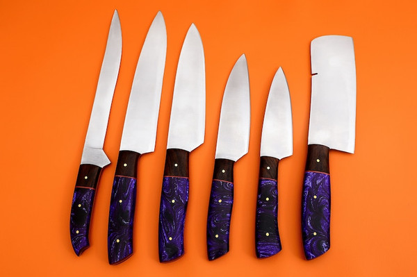 Chef's Vision 6-Piece Cosmos Series Kitchen Knife Set in Beautiful Gift Box