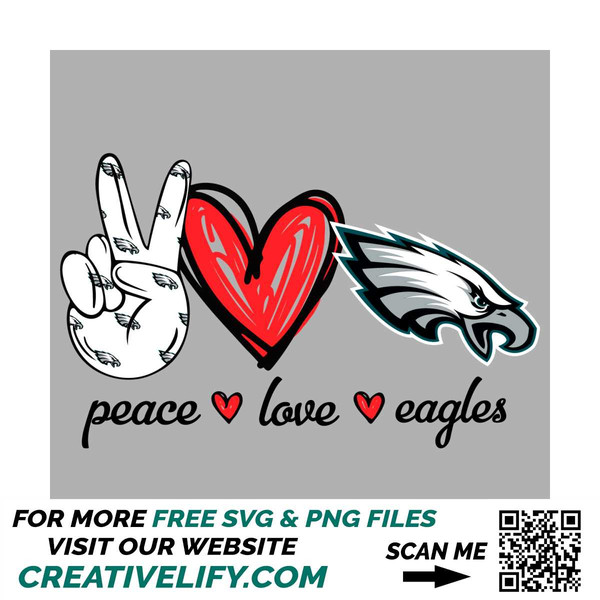 Peace Love Eagles Svg, Sport Svg, Football Svg, Football Tea - Inspire  Uplift