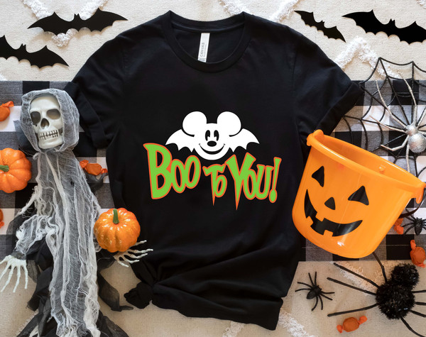 Boo To You Disney Halloween Shirt, Bat Mickey Halloween Shirt, Halloween Shirts, Disney Halloween Shirt, Mickey Boo Shirt, Disney Spooky Tee - 2.jpg