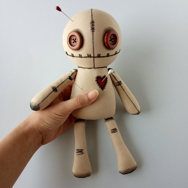 Voodoo Doll Handmade - Halloween Decoration - Inspire Uplift