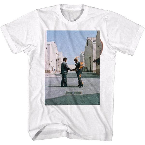 Pink Floyd Fire Guy White Adult T-Shirt - 1.jpg