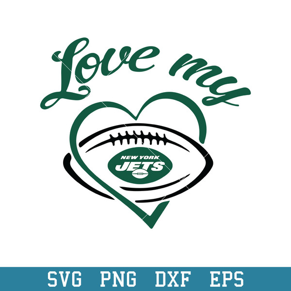 Love My New York Jets Svg, New York Jets Svg, NFL Svg, Png Dxf Eps Digital File.jpeg