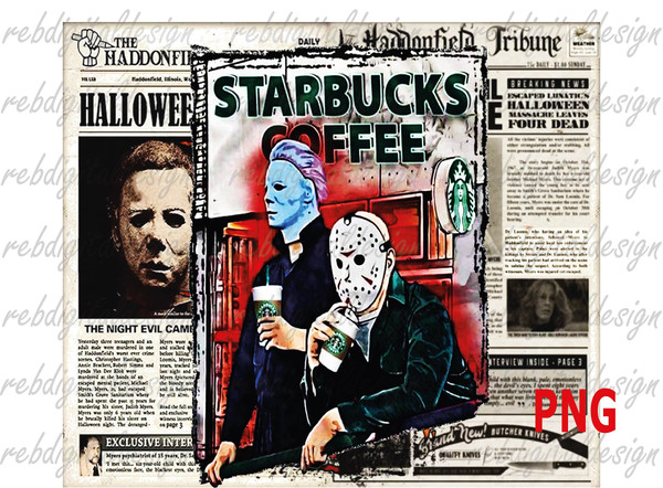 Michael Myers Tumbler wrap PNG , Jason Voorhees PNG, horror movie character, Halloween PNG ,Instant Digital Download - 1.jpg