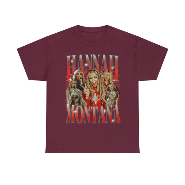 Limited Hannah Montana Vintage T-Shirt, Hannah Montana Graphic T-shirt, Hannah Montana Retro 90's Fans Homage T-shirt, Hannah Montana Gift - 5.jpg