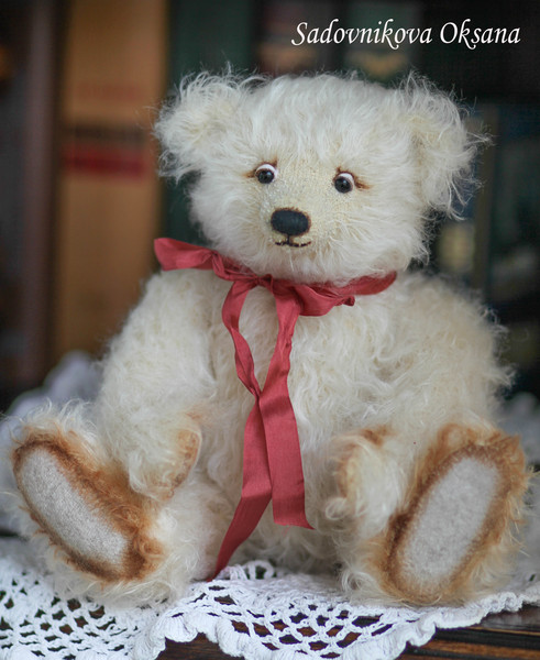 35 Handmade Artist-Collectible Teddy Bear-OOAK-Vintage-Victorian Style-Stuffed-Antique-bears animal-toys bear-plushinnes toy-decor baby-shower toys.jpg