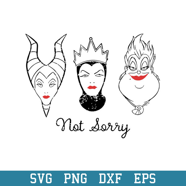 Bad Witch Not Sorry Svg, Bad Girl Svg, Halloween Svg, Png Dxf Eps Digital File.jpeg