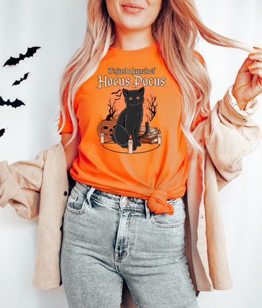 Cat Sweater, Halloween Black Cat Sweatshirt, Cat Lover Shirt, Spooky Season Cat Shirt, Halloween Cat Shirt, Halloween Gifts for Cat Lovers - 2.jpg