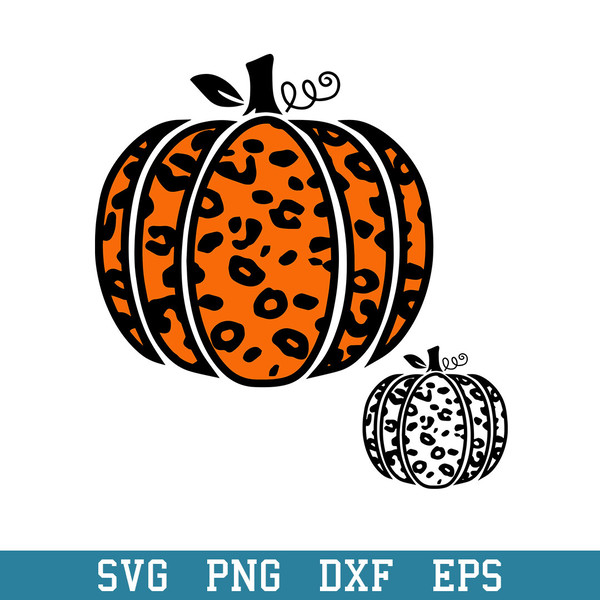 Pumpkin Leopard Svg, Halloween Svg, Png Dxf Eps Digital File.jpeg