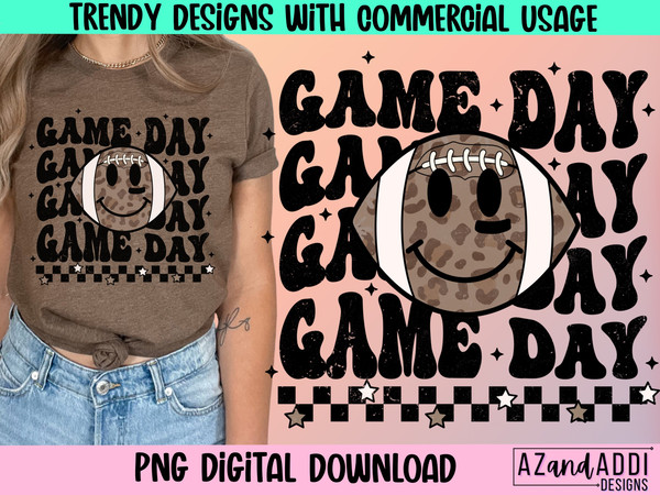 Football game day png, football sublimation, retro football png, football vibes, touchdown season, it’s game day y’all, tailgate png - 1.jpg