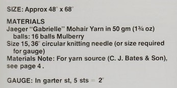 Digital  Vintage Knitting Pattern Afghan Mohair Criss Cross  Country Home Decor  English PDF Template (3).jpg