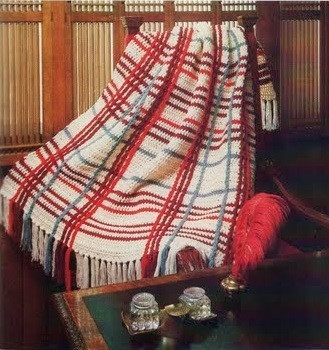 Digital  Vintage Crochet Pattern Afghan Highland Glen  Country Home Decor  English PDF Template (2).jpg