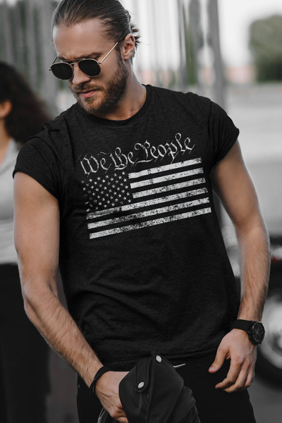 We The People Shirt, Patriotic Gift, Freedom T-Shirt, We The People Shirt USA Flag Shirt, US Flag T-Shirts, MAGA America First Tee - 4.jpg