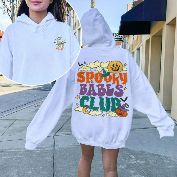 Spooky Babes Club T-Shirt, Spooky Season, Spooky Babe Club Shirts, Babes Club Est 1629, Gift for Halloween, Halloween Shirt - 4.jpg