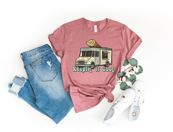 Keepin It Cool Shirt, Ice Cream Truck Shirt, Summer Vibes T-Shirt,Summer Vacation Shirt, Road Trip Shirt, Adventure Lover Shirt - 4.jpg