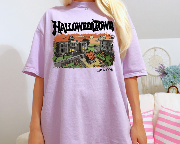 Comfort Colors® HalloweenTown 1998 Vintage Shirt, Halloween Party Shirt, HalloweenTown Fall, Pumpkin Fall Shirt, Spooky Season Pumpkin Shirt - 7.jpg