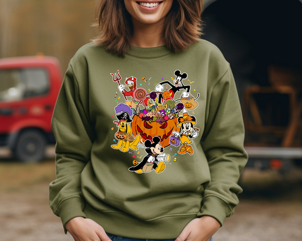 Disney Halloween Sweatshirt, Mickey's Not So Scary Party Hoodie, Spooky Mickey And Friends Halloween Shirt, Disneyland Halloween Sweatshirt - 4.jpg