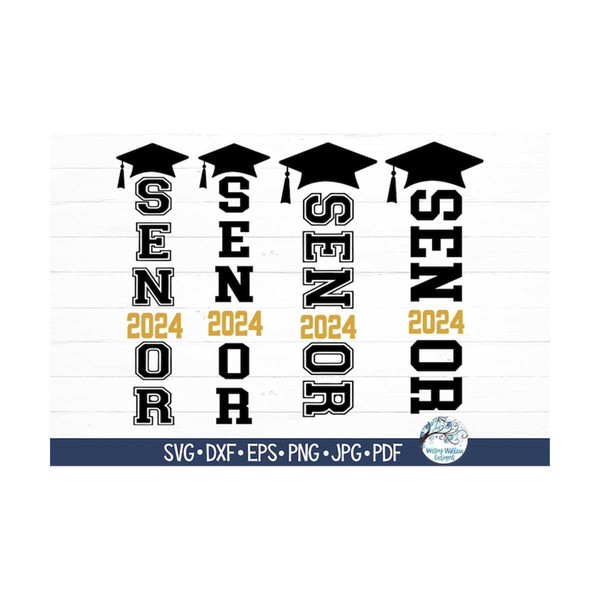Senior 2024 SVG for Cricut, Vertical Senior PNG, Graduation - Inspire ...