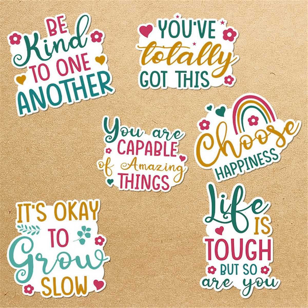 Inspirational Stickers PNGs