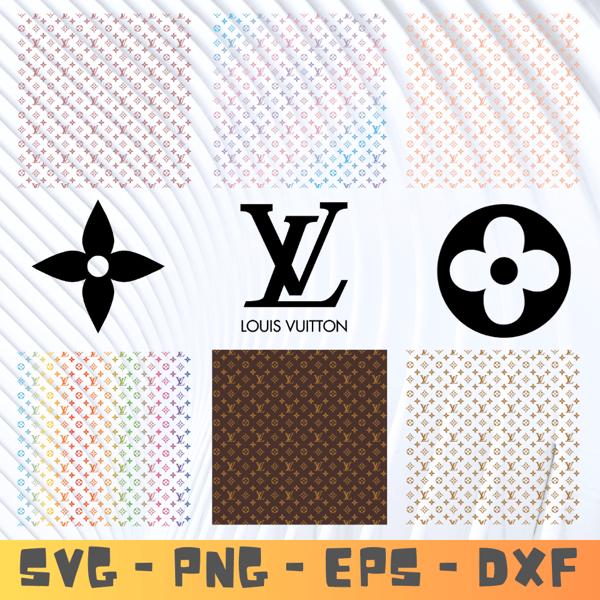 Louis Vuitton Pattern Svg, Louis Vuitton Logo Svg, Louis Vuitton Logo Svg, Fashion Logo Svg, File Cut Digital Download