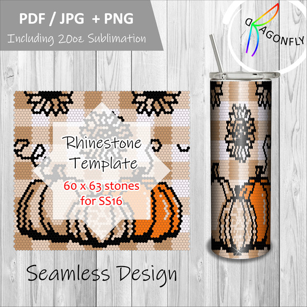 Thanksgiving Day rhinestone tumbler template ss20 ss16  honeycomp Including 20oz 30oz Sublimation.jpg