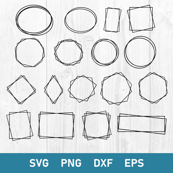 Frames Bundle Svg, Frames Svg, Square Fames Svg, Png Dxf Eps Digital File.jpg