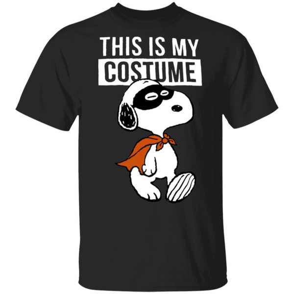 This Is My Costume Happy Halloween Masked Marvel Snoopy T-Shirt.jpg