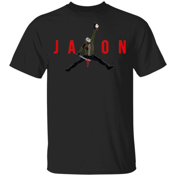 Jason Voorhees Killed Michael Myers Halloween Jordan Air T-Shirt.jpg