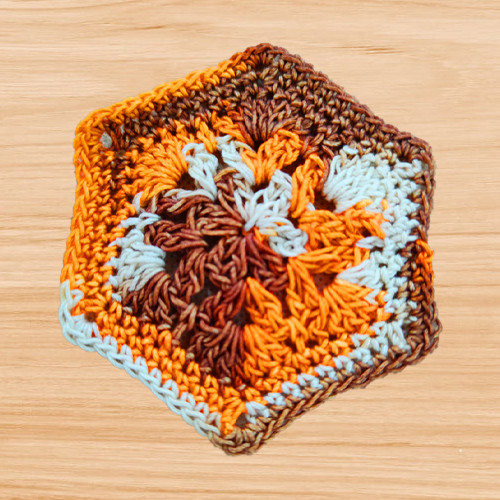 crochet hexagon motif pattern