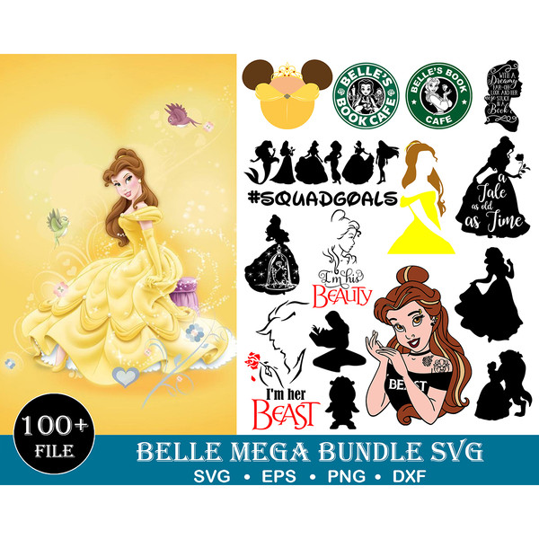 100 Disney Beauty And The Beast SVG Bundle, Disney Svg,Beauty and The Beast Disney SVG, Beauty And The Beast Svg Bundle, Belle Svg.jpg