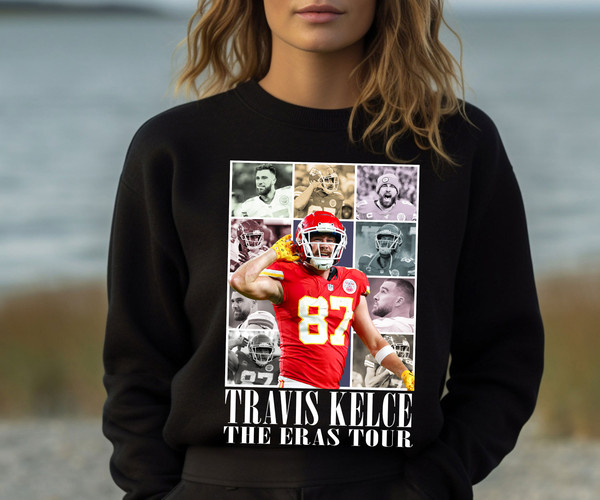 Travis Kelce The Eras Tour Sweatshirt Vintage Travis Kelce Shirt