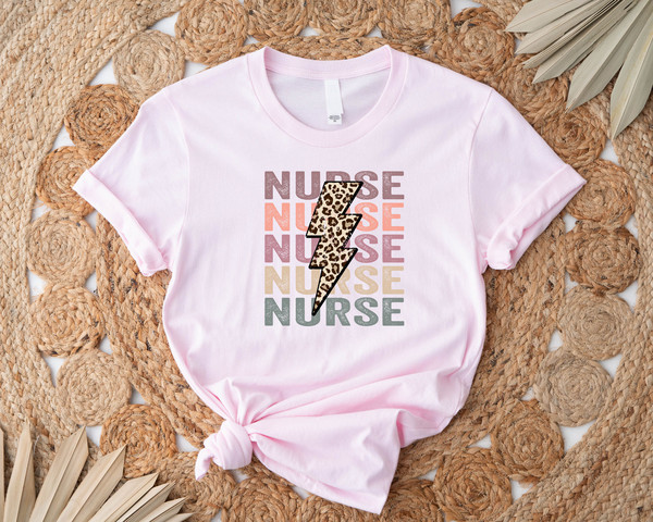 Leopard Nurse Shirt, Leopard Print Nurse Life, CNA Shirt, Nursing, Registered Nurse Shirt, RN Shirts, Nurse Week Shirt, Nursing School Tee - 4.jpg
