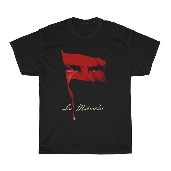 Les Miserables Musical Movie Men's Black T-Shirt Size S to 5XL.jpg