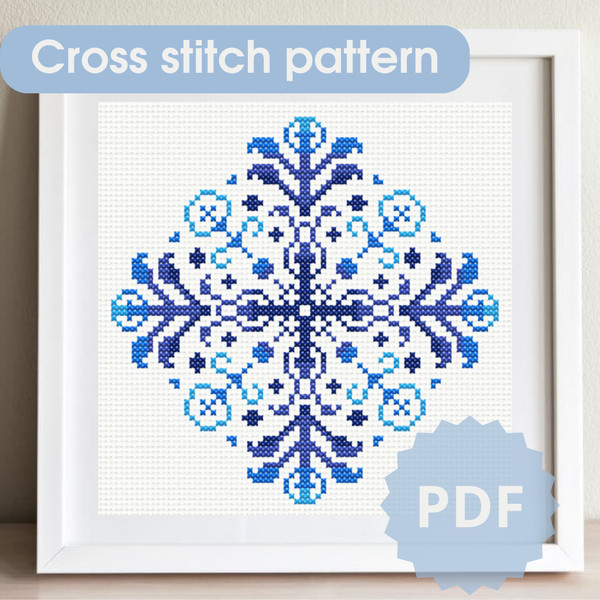 Cross stitch pattern Snowflake (1).png