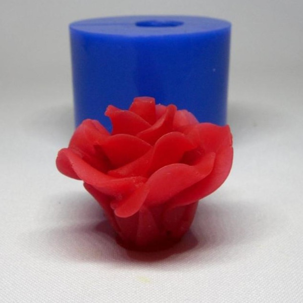 Rose soap and silicone mold 3