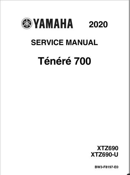 Yamaha TENERE 700 Workshop Manual 2020 2021 Service Shop XTZ690.png