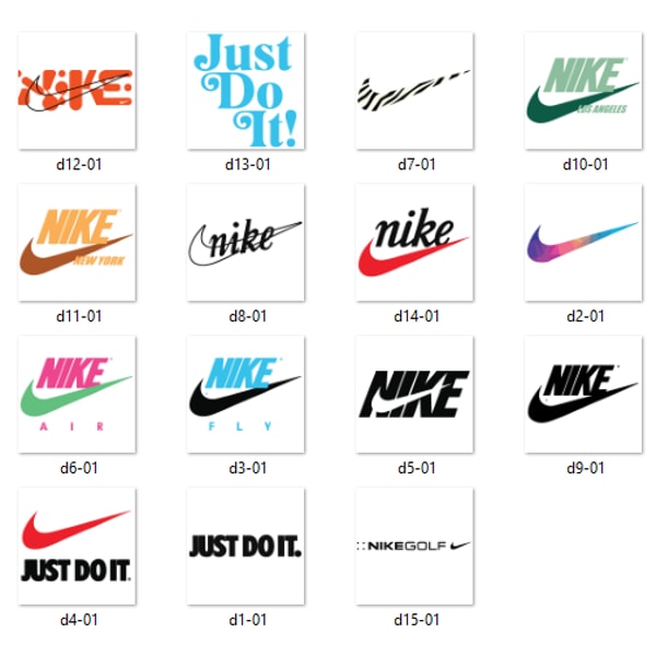 Nike Logos SVG Bundle, Nike Logo, Nike Symbol, Nike Just Do - Inspire ...