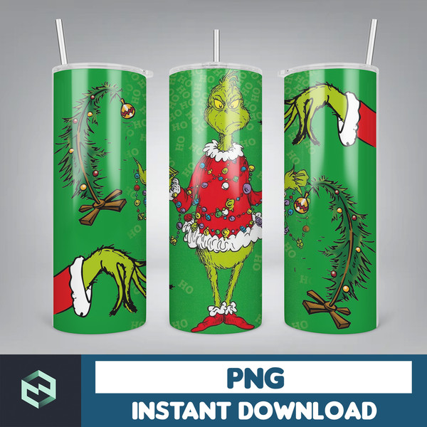 20oz Personalized Grinch Claw Skinny Tumbler , Sublimation – Simply Perfect  Designs
