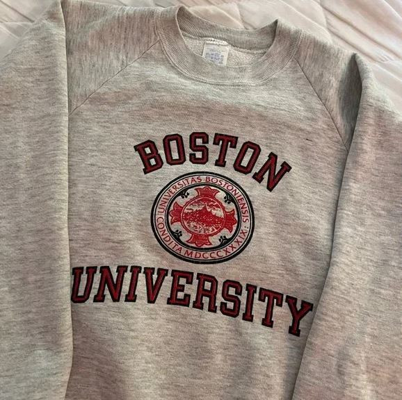 Vintage Boston University Weekend Tour Sweatshirt