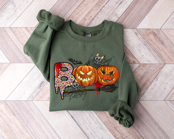 Boo Halloween Shirt, Halloween Gifts, Ghost Shirt, Halloween Costume, Halloween Party Shirt, Boo Shirt for Kids, Funny Halloween Shirt Gifts - 2.jpg
