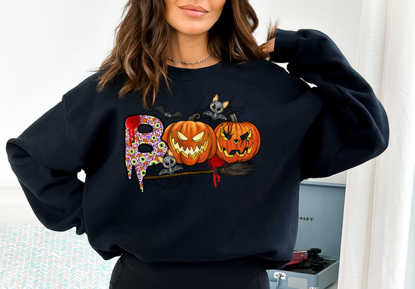 Boo Halloween Shirt, Halloween Gifts, Ghost Shirt, Halloween Costume, Halloween Party Shirt, Boo Shirt for Kids, Funny Halloween Shirt Gifts - 3.jpg