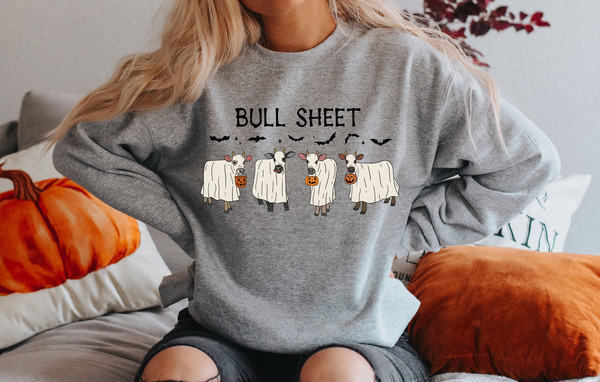 Bull Sheet Cow Halloween Sweatshirt, Cow Fall Sweatshirt,Bull Fall Sweatshirt,Cow Halloween Sweatshirt,Cow Hoodie,Cow Halloween Shirt - 2.jpg