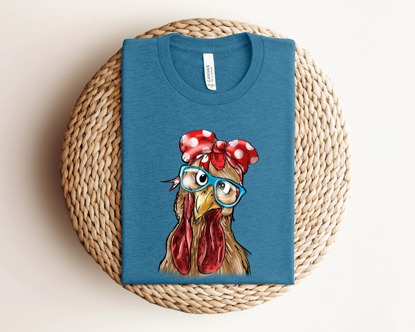 Chicken Sweatshirt, Gift For Chicken Lover, Women Chicken Sweatshirt, Love Chickens, Animal Sweatshirt, Thanksgiving Sweatshirt - 4.jpg