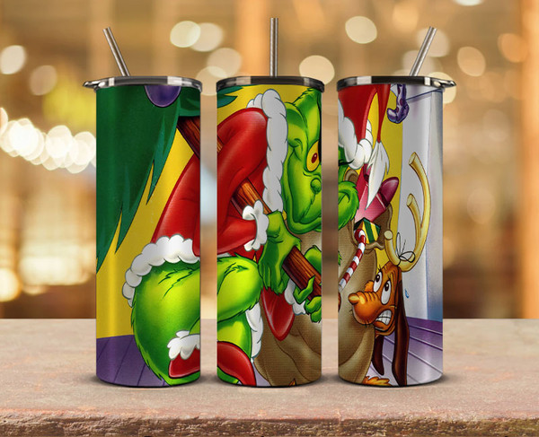 Christmas Tumbler Design,Grinch Tumbler Wrap, Christmas Tumb - Inspire  Uplift